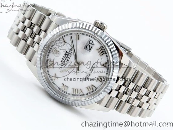 0524 Classic Datejust 36mm 126234 904L Steel HGF 1:1 Best Edition White Dial Roman Number Markers on SS Bracelet VR 1484